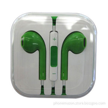2013 Earphones with Mic, Suitable for iPhone 5, Colorful